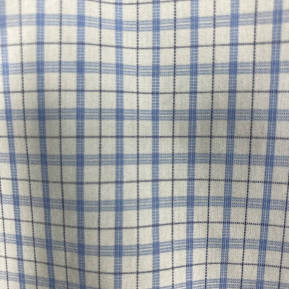 Joseph Abound Shirt Mens 18 1/2 34-35 Blue Long Sleeve Button No Iron Classic